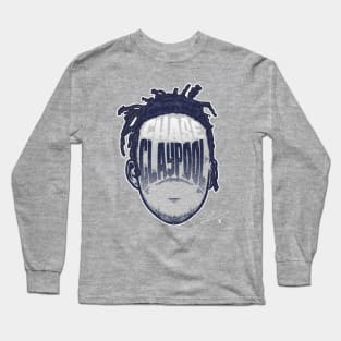 Chase Claypool Chicago Player Silhouette Long Sleeve T-Shirt